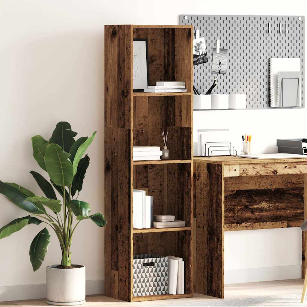 Bookcase Old Wood 40x30x152 cm Engineered Wood